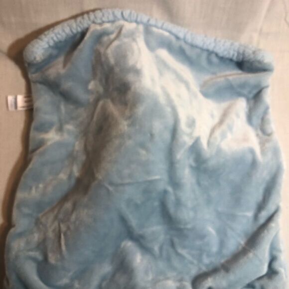 Ebba plush lovey security blanket. Blue Bear - Picture 6 of 6